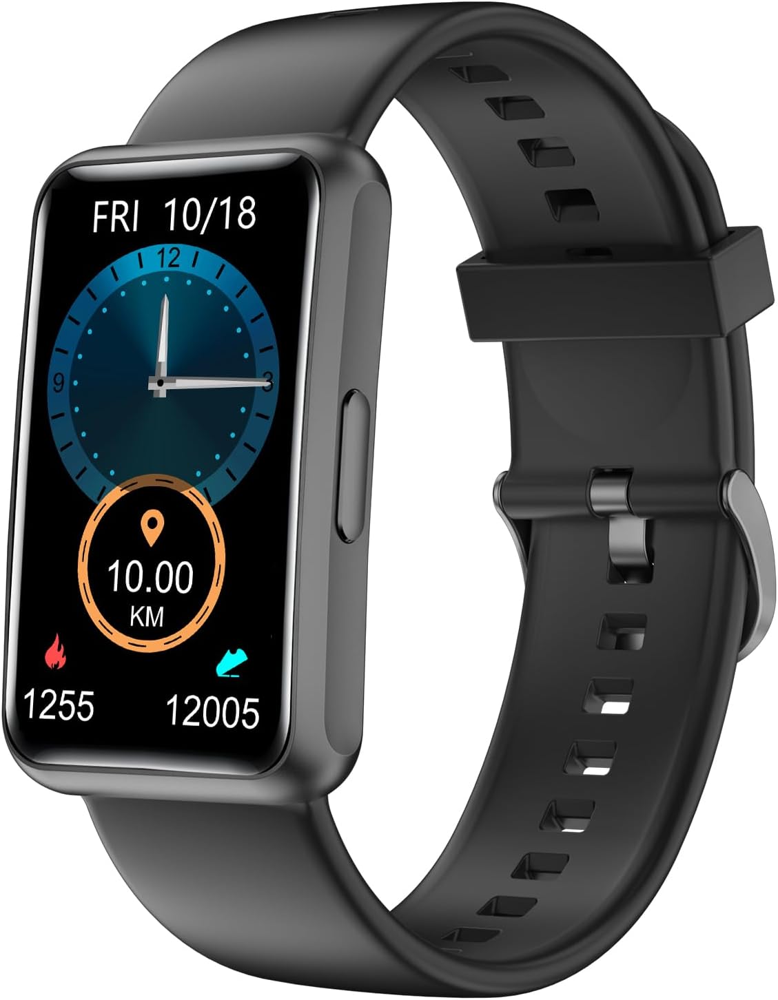 Fitness Tracker No Bluetooth No APP No Phone Needed, Fitness Watch for Men Women Parents IP68 Waterproof with Full Touch Screen Steps Calories Counter Sleep Tracker Alarm Clocks (Purple)
